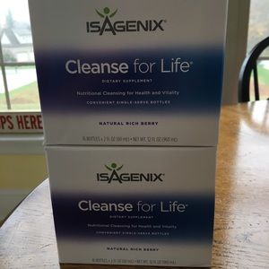 Isagenix cleanse for life 2 pack 36 bottles total